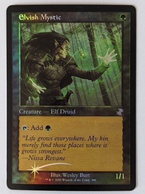 FOIL Elvish Mystic from Time Spiral: Remastered Proxy