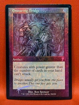 FOIL Ensnaring Bridge from 7th Edition Magic the Gathering Proxy
