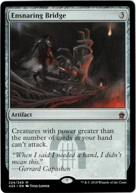 Ensnaring Bridge 25th Magic the Gathering Proxy