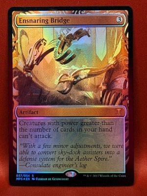 FOIL Ensnaring Bridge from Kaladesh Inventions Magic the Gathering Proxy