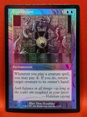 FOIL Equilibrium from 7th Edition Magic the Gathering Proxy