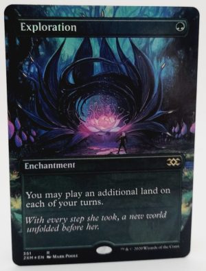 FOIL Exploration (Extended Art) Box Topper from Double Masters Proxy