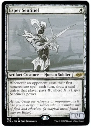 Esper Sentinel (Showcase) from Modern Horizons 2 Magic the Gathering Proxy