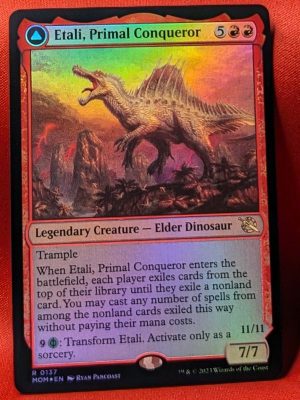 FOIL Etali, Primal Conqueror from March of the Machine Magic the Gathering Proxy