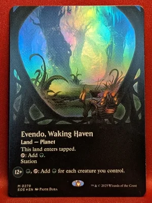 FOIL Evendo, Waking Haven (Borderless) from Edge of Eternities Magic the Gathering Proxy