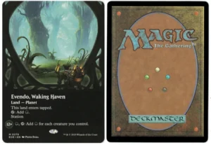 Evendo, Waking Haven (Borderless) from Edge of Eternities Magic the Gathering Proxy