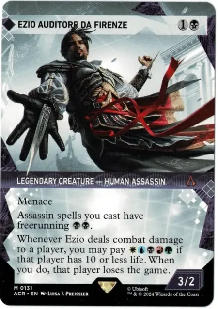 Ezio Auditore Da Firenze Showcase Magic the Gathering Proxy
