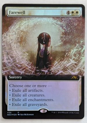 FOIL Farewell (Extended Art) from Kamigawa: Neon Dynasty Proxy