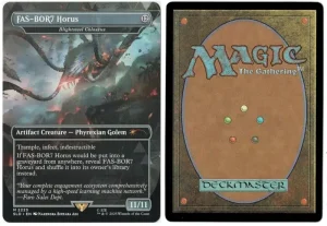 FAS-BOR7 Horus (Blightsteel Colossus) from Secret Lair Drop Series Magic the Gathering Proxy