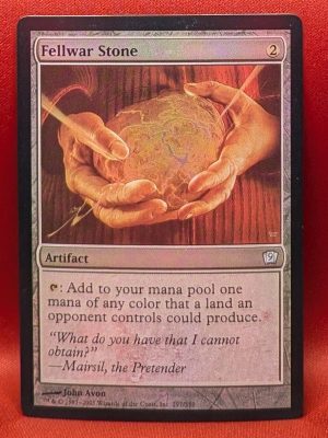 FOIL Fellwar Stone from 9th Edition Magic the Gathering Proxy