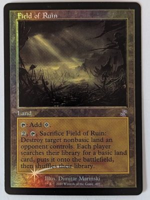 FOIL Field of Ruin from Time Spiral: Remastered Proxy