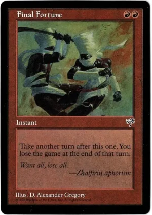 Final Fortune 1 Magic the Gathering Proxy