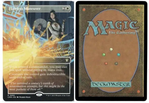Flawless Maneuver (Borderless) from Commander Masters Magic the Gathering Proxy