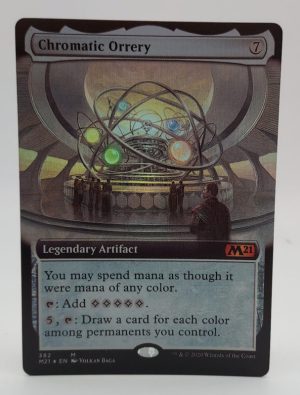 FOIL Chromatic Orrery (Extended Art) from Core Set 2021 Proxy