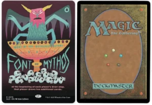 Font of Mythos (2075) from Secret Lair Drop Series Magic the Gathering Proxy