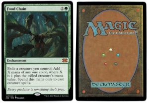Food Chain from Double Masters 2022 Magic the Gathering Proxy