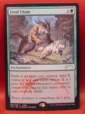 FOIL Food Chain from Judge Foil Magic the Gathering Proxy
