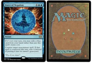 Force of Negation from Double Masters 2022 Magic the Gathering Proxy