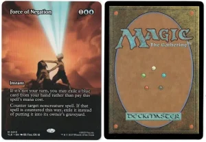 Force of Negation (Borderless) from Avatar: The Last Airbender: Eternal-Legal Magic the Gathering Proxy