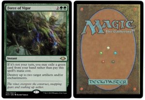 Force of Vigor from Modern Horizons Magic the Gathering Proxy