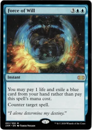 Force Of Will DM Magic the Gathering Proxy