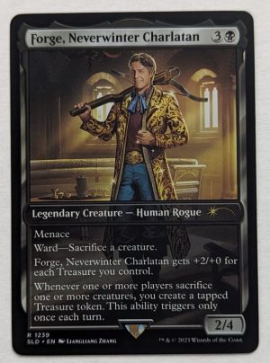 FOIL Forge, Neverwinter Charlatan from Secret Lair Drop Series Proxy