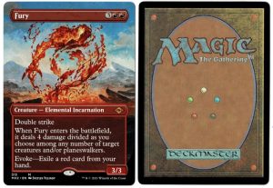 Fury (Borderless) from Modern Horizons 2 Magic the Gathering Proxy