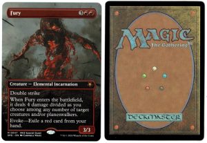 Fury (Borderless) from Special Guests Magic the Gathering Proxy