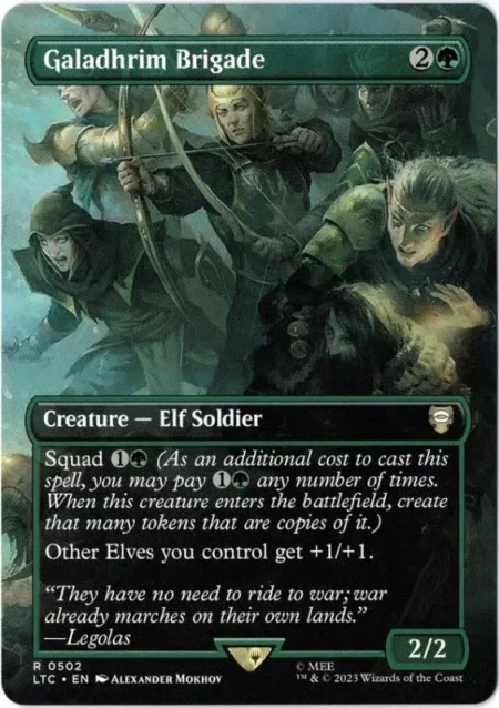 Galadhrim Brigade Magic the Gathering Proxy