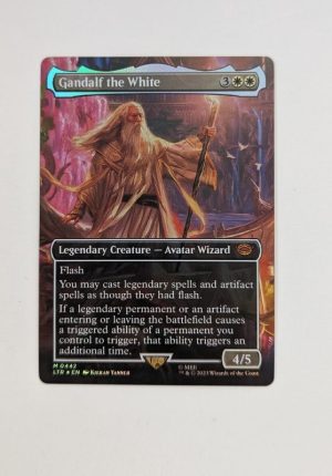 FOIL Gandalf the White from Universes Beyond: The Lord of the Rings: Tales of Middle-earth Proxy