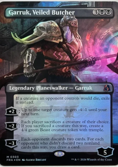 Garruk veiled butcher – magic the gathering proxy