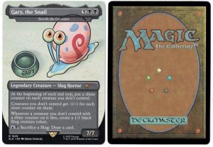 Gary, the Snail - Toxrill, the Corrosive from Secret Lair Drop Series Magic the Gathering Proxy