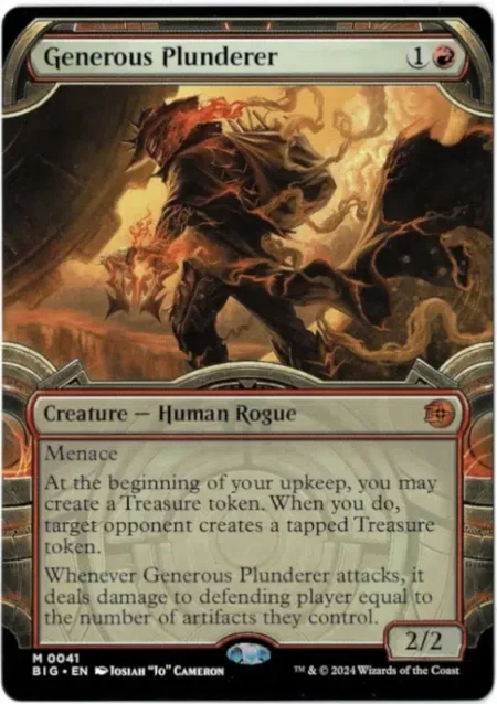 Generous Plunderer Magic the Gathering Proxy