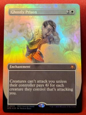 FOIL Ghostly Prison (Borderless) from Special Guests 3 Magic the Gathering Proxy