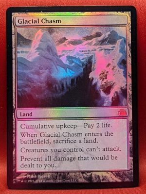 FOIL Glacial Chasm from the Vault: Realms Magic the Gathering Proxy