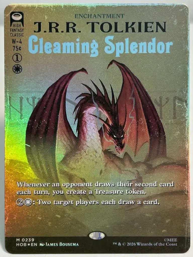 FOIL Gleaming Splendor from The Hobbit Magic the Gathering Proxy