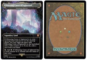 Glittering Caves of Aglarond (Gemstone Caverns) from Commander: The Lord of the Rings: Tales of Middle-earth Magic the Gathering Proxy