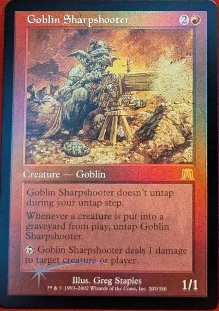Goblin Sharpshooter Foil Magic the Gathering Proxy