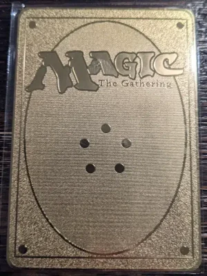 GOLD Ancestral Recall metal collector's Replica