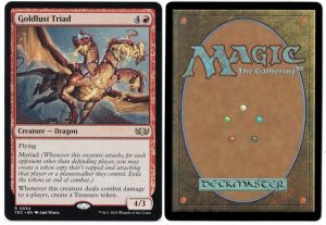 Goldlust Triad from Commander: Tarkir: Dragonstorm Magic the Gathering Proxy