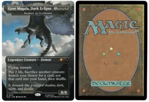 Gore Magala, Dark Eclipse (Razaketh, the Foulblooded) from Secret Lair Drop Magic the Gathering Proxy