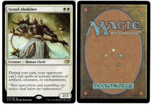 Grand Abolisher from Commander 2014 Magic the Gathering Proxy