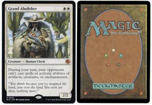 Grand Abolisher from Outlaws of Thunder Junction: The Big Score Series Magic the Gathering Proxy