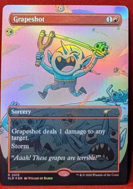 FOIL Grapeshot (2413) from Secret Lair Drop Magic the Gathering Proxy