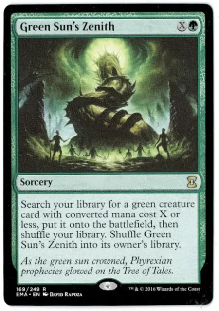 Green Suns Zenith Magic the Gathering Proxy
