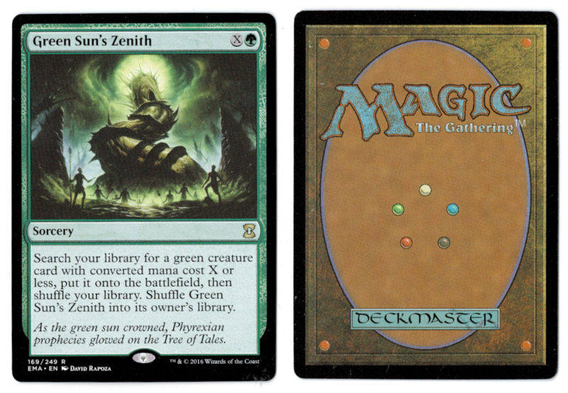 Green Sun’s Zenith from Eternal Masters Proxy