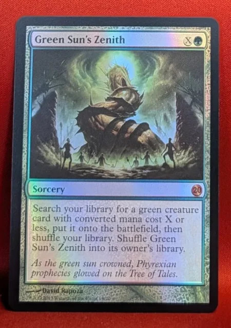Green suns zenith foil – mtg proxy