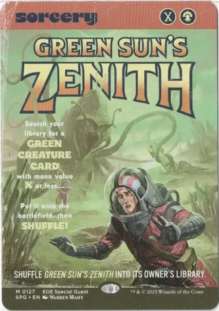 Green Suns Zenith Spg Magic the Gathering Proxy