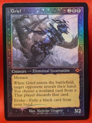 FOIL Grief (Retro Frame) from Modern Horizons 2 Timeshifts Magic the Gathering Proxy