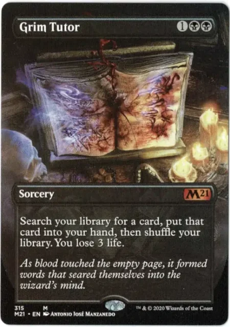 Grim Tutor Ext Magic the Gathering Proxy